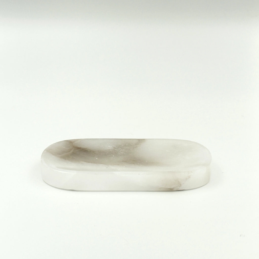 Marblelous schaal | wit/alabaster