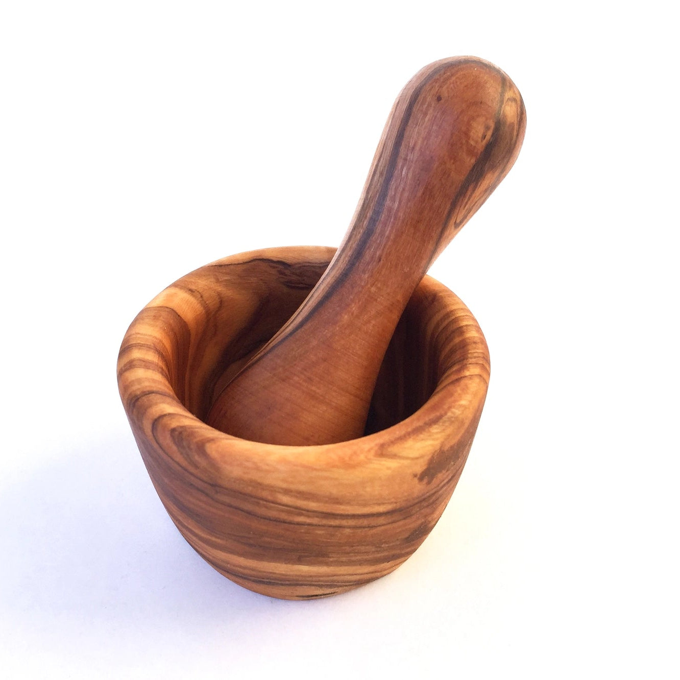 Olijfhout | Mini vijzel met stamper