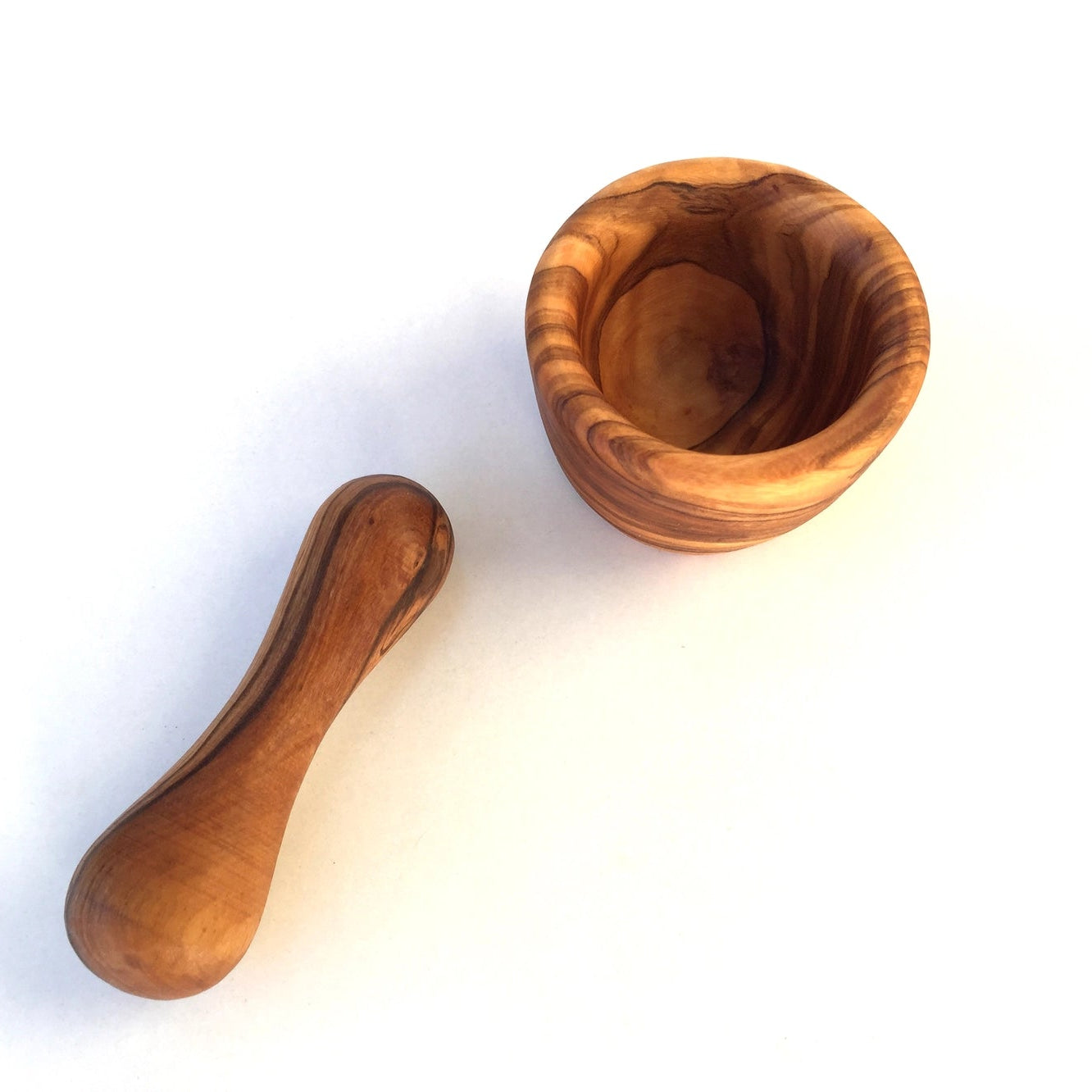 Olijfhout | Mini vijzel met stamper