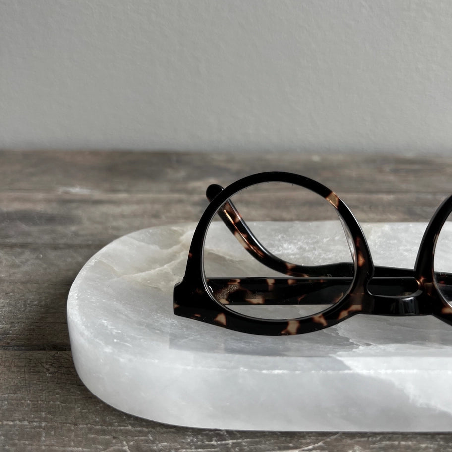 Marblelous schaal | wit/alabaster