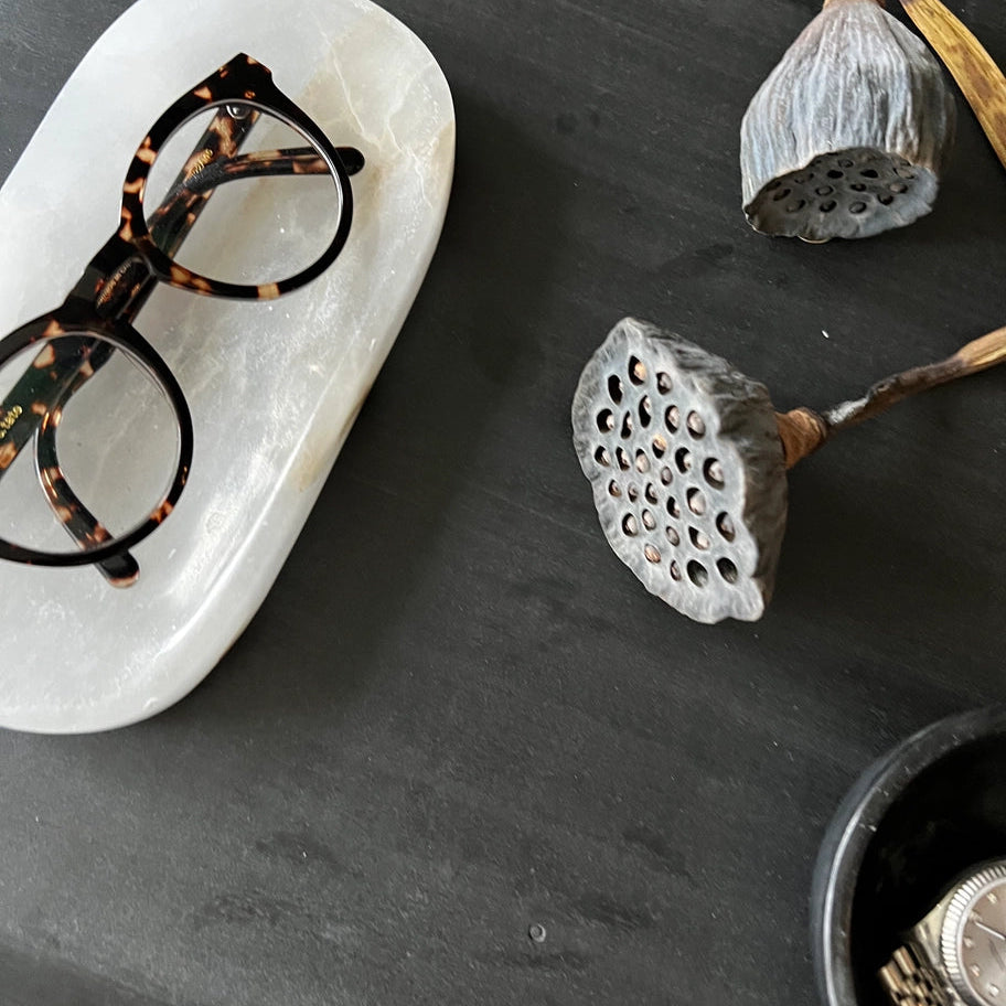 Marblelous schaal | wit/alabaster