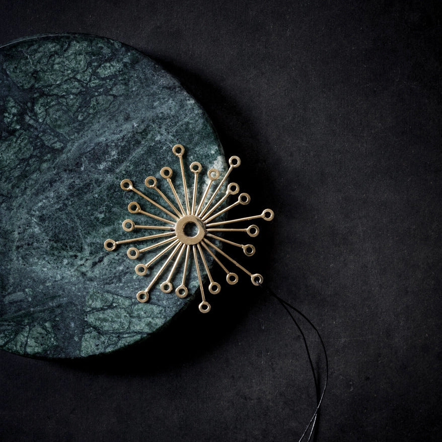 Xmas deco | Snowflake brass
